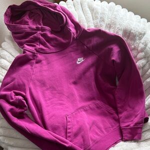 Nike Women's Magenta Hoodie Sweater